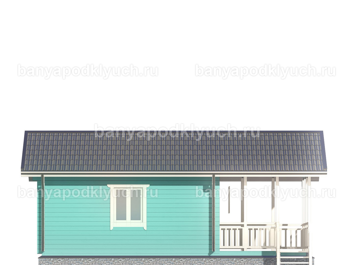 Каркасная баня 5,7x3,7 м Каркасная баня 5,7x3,7 м